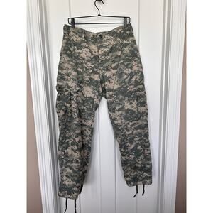 Men's Camo Army Combat Cargo Pants Medium Short Multicolor Size 31/35‎